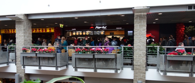 Prototyp komory przeszklonej dla restauracji Pizza Hut Express